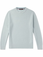 Loro Piana - City Birdseye Baby Cashmere Sweater - Blue