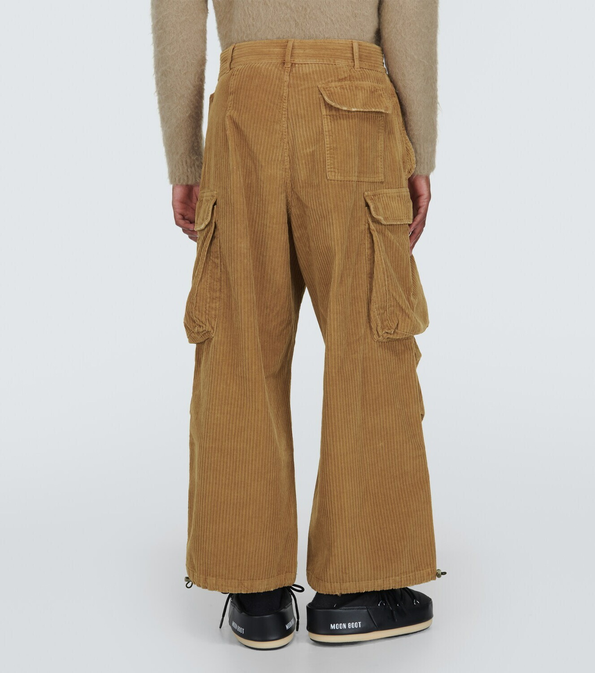 Alanui Velvet corduroy cargo pants