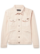 TOM FORD - Selvedge Stretch-Denim Trucker Jacket - Pink