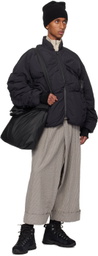 A. A. Spectrum Gray Rampart Down Bomber Jacket