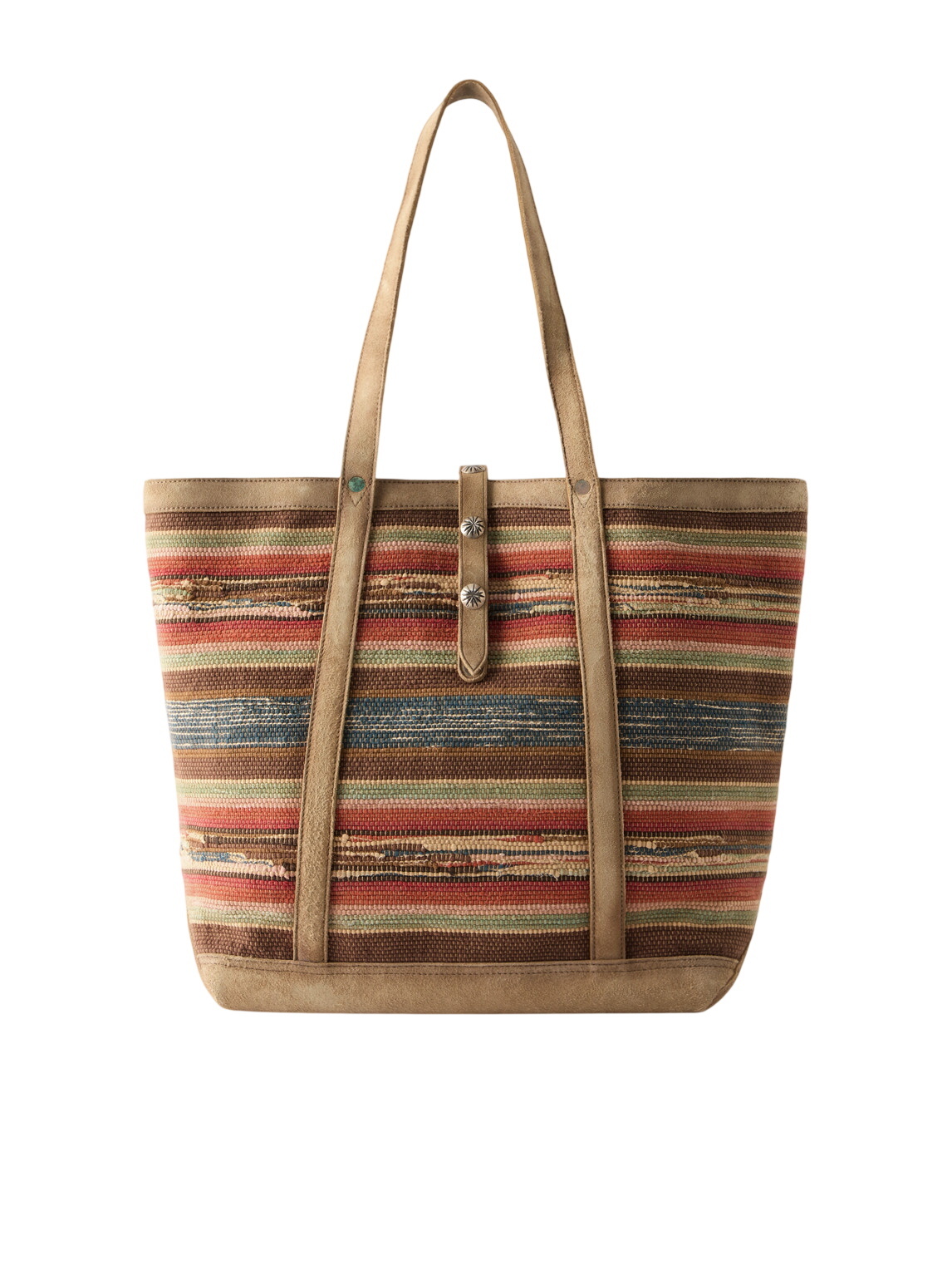 RRL Beige Double RL Ranch Logo Market Tote RRL