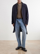 Sunspel - Cashmere Half-Zip Sweater - Brown