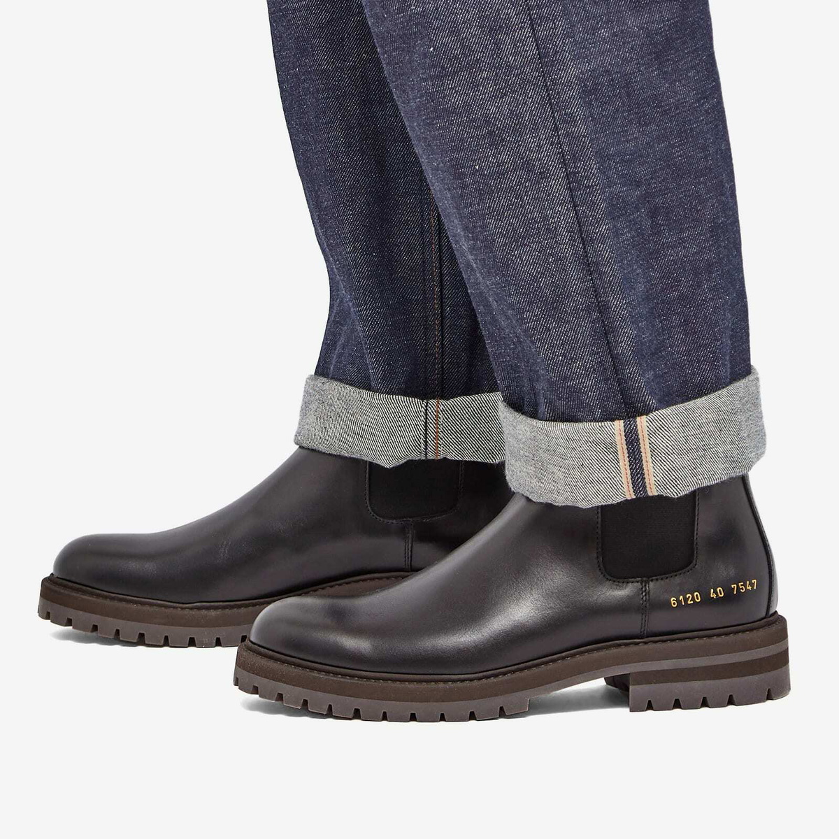 Woman by Common Projects Women's Chelsea Leather Boot in Black
