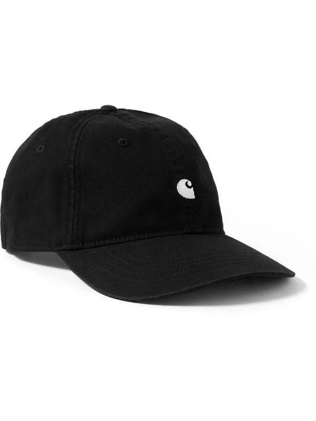 Photo: CARHARTT WIP - Madison Logo-Embroidered Cotton-Twill Baseball Cap - Black