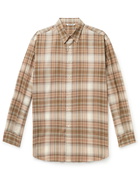 Auralee - Checked Wool-Blend Shirt - Neutrals