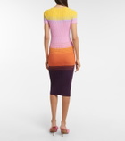 Staud - Colleen striped midi dress
