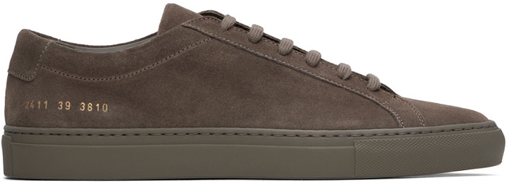 Photo: Common Projects Brown Original Achilles Low Sneakers