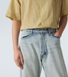 Auralee Faded straight jeans