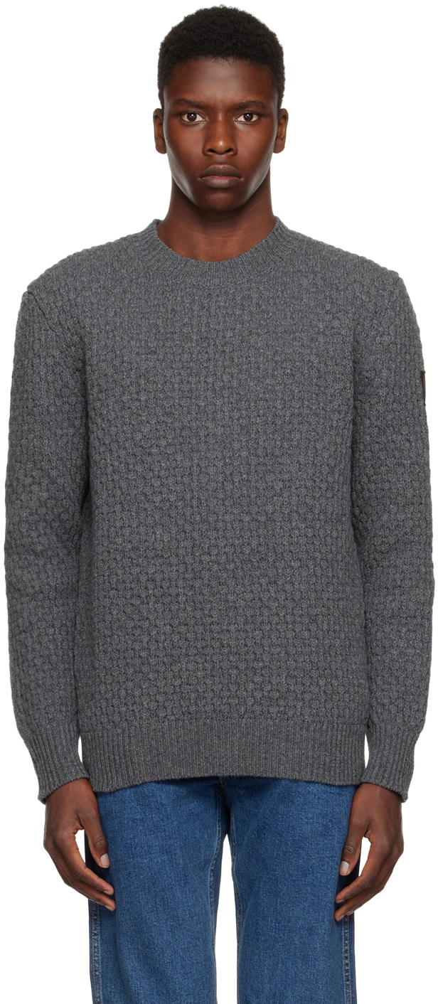 Belstaff Gray Submarine Sweater Belstaff