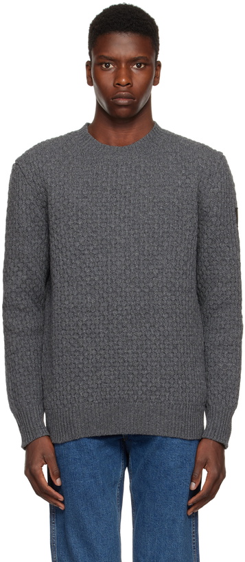 Photo: Belstaff Gray Submarine Sweater