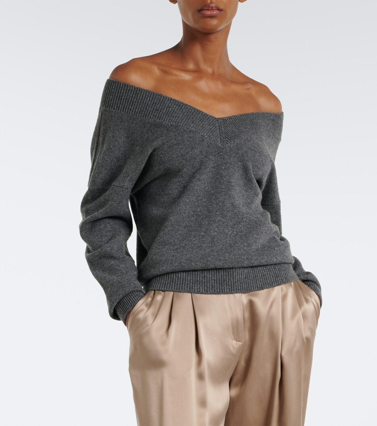 Tom Ford Off-shoulder cashmere sweater