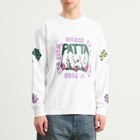 Patta Men's Own Your Own Mind Long Sleeve T-Shirt in White