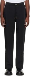 Solid Homme Black String Trousers