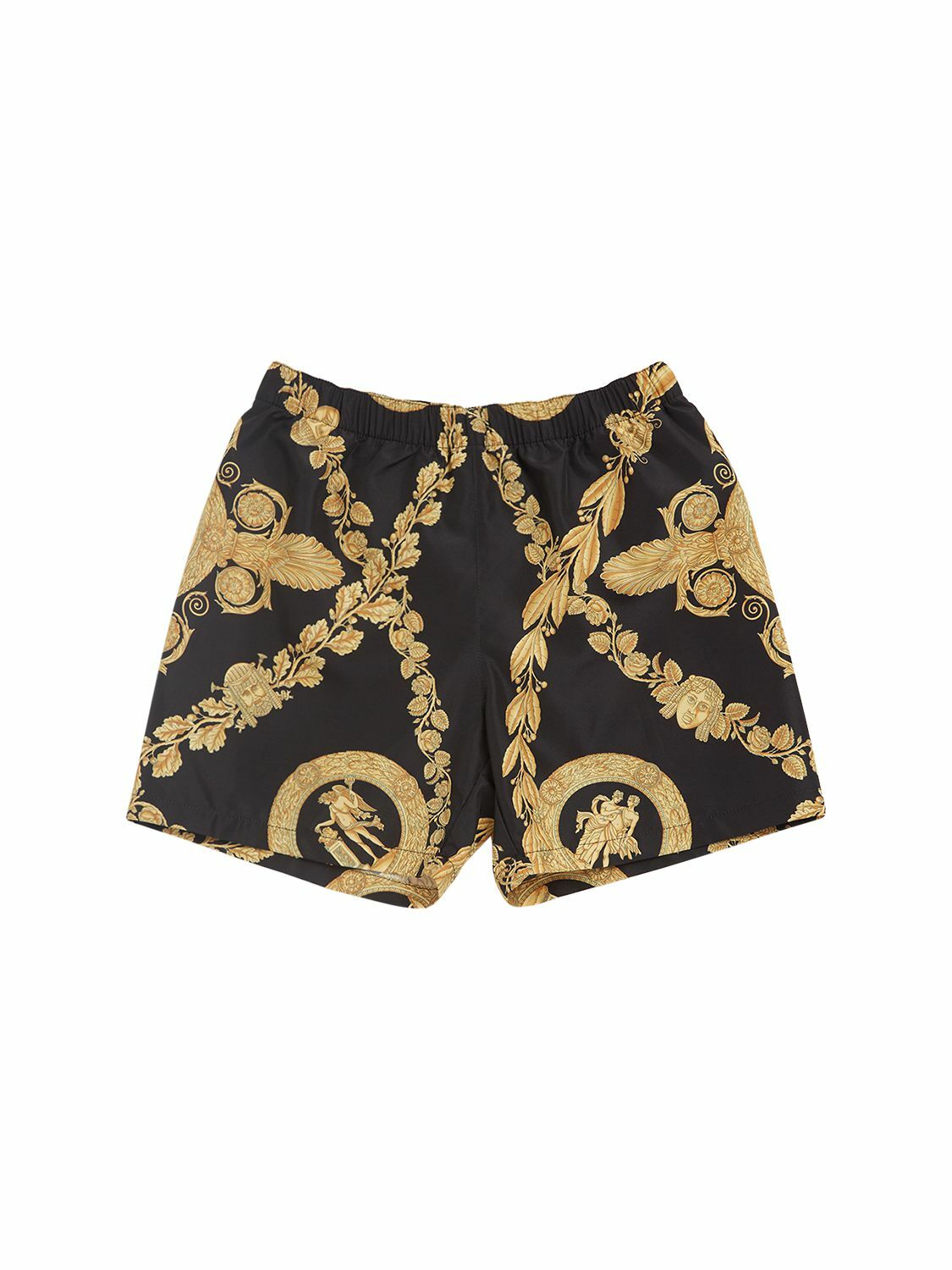 VERSACE Baroque Print Nylon Swim Shorts Versace