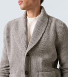 Tod's Ribbed-knit wool and cashmere cardigan