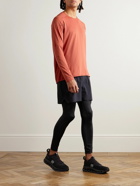 ON - Performance Slim-Fit Stretch-Jersey and Mesh Top - Red