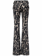 TOM FORD - Leo Hopsack Printed Flared Pants