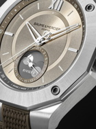Baume & Mercier - Riviera Baumatic Automatic Moon-Phase 43mm Stainless Steel and Rubber Watch, Ref. No. 10681