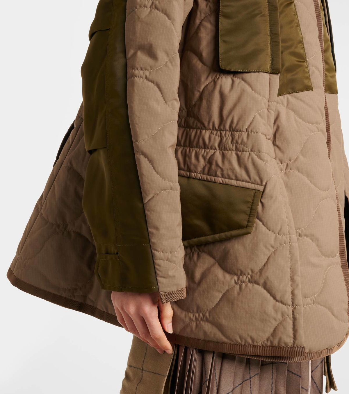Sacai Quilted ripstop coat Sacai