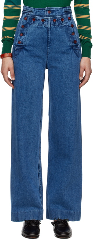 Photo: Bode Blue Sailor Jeans