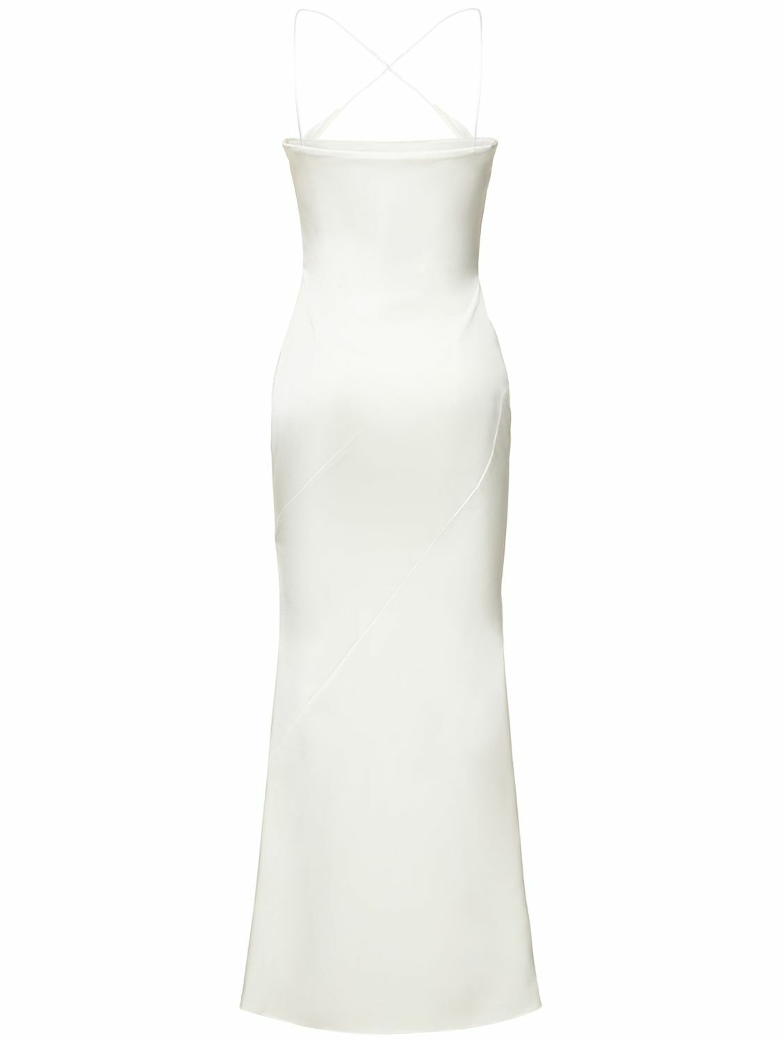 16ARLINGTON Esteli Satin Corset Midi Dress 16Arlington
