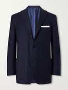 Kiton - Virgin Wool Suit Jacket - Blue