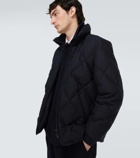 Giorgio Armani Quilted wool and cashmere down jacket