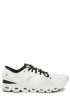 ON Cloud X 4 Panelled Mesh-knit Sneakers Ivory