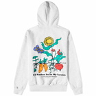 Lo-Fi Men's Garden Logo Hoody in Ash Grey