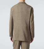 Giorgio Armani Cotton and wool-blend blazer