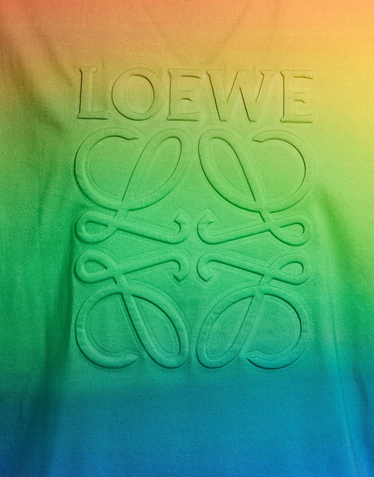 Loewe Mens T-shirt in Green