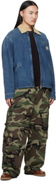Carhartt Work In Progress Blue OG Detroit Denim Jacket
