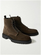 Mr P. - Jacques Suede Lace-Up Boots - Green