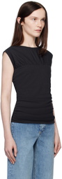 rag & bone Black Mica Banded Top