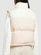 GUCCI - Gg Cotton Canvas Padded Down Vest
