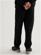 Ninety Percent - Tapered Organic Cotton-Jersey Drawstring Sweatpants - Black