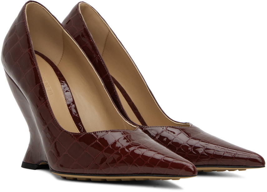 Burgundy pumps hot sale