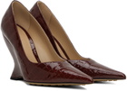 Bottega Veneta Burgundy Punta Pump Heels