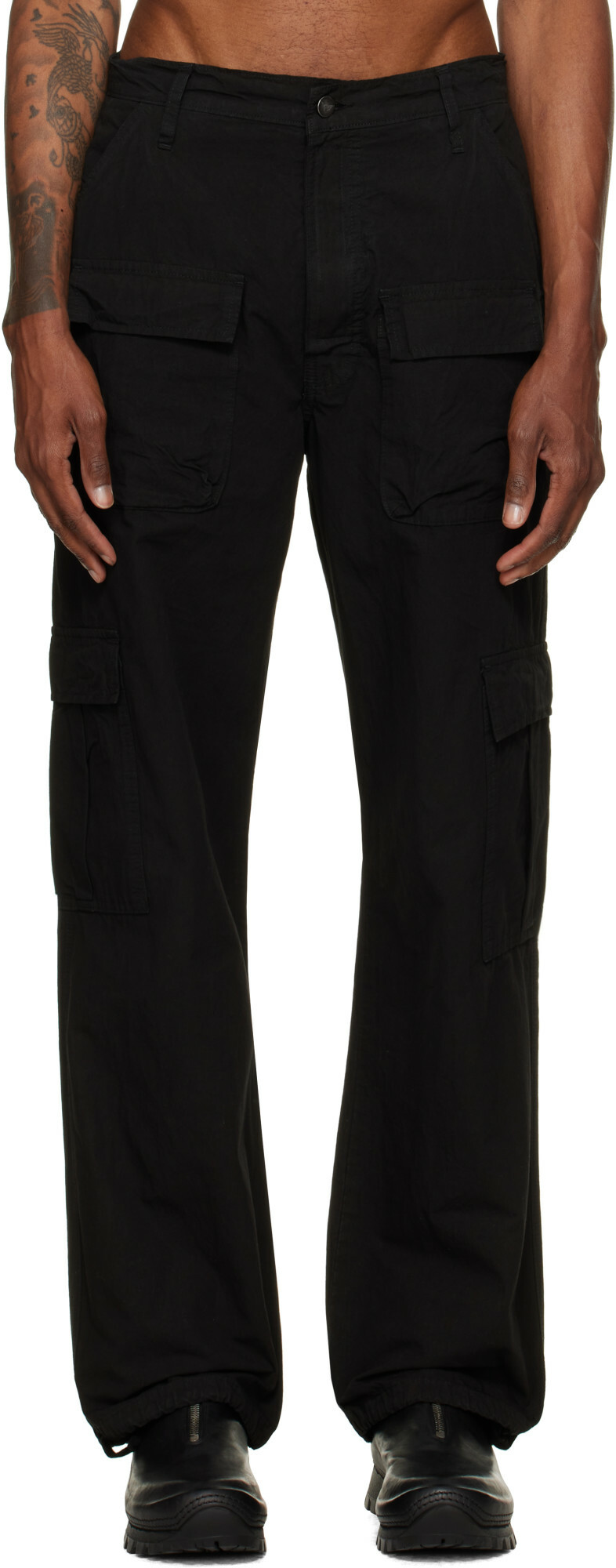 ALEXANDER DIGENOVA Black Cargo Pants