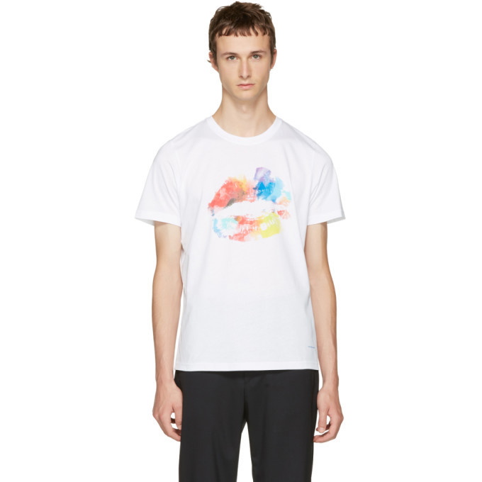 Photo: PS by Paul Smith White Lips T-Shirt