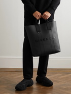 Givenchy - G-Essentials Logo-Print Leather-Trimmed Coated-Canvas Tote Bag
