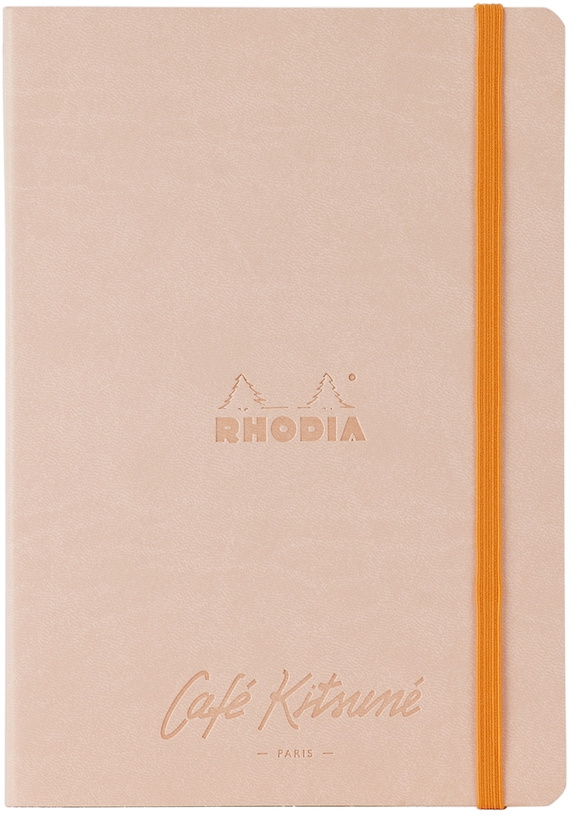 Photo: Maison Kitsuné Pink Rhodia Edition Café Kitsuné Notebook