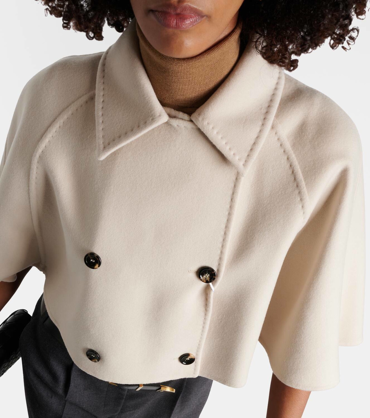 Max Mara Volume wool and cashmere cape Max Mara