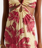 Johanna Ortiz Andalusian Rhythms printed silk maxi dress