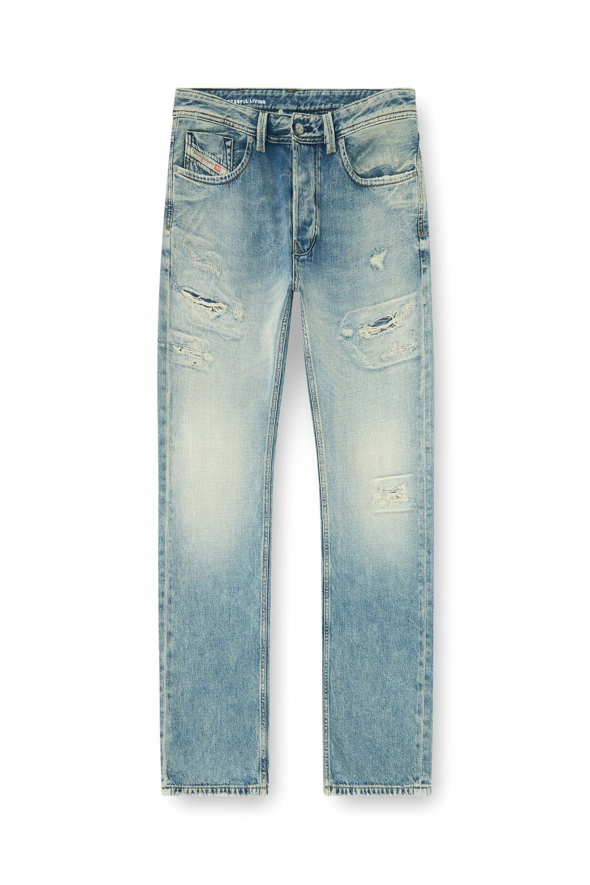 Diesel Regular Jeans Low Waist 1985 Larkee - Jeans Mens in Blue