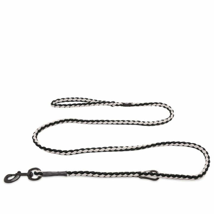 Photo: HAY Braided Dog Leash in Black/White 