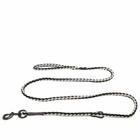 HAY Braided Dog Leash in Black/White 