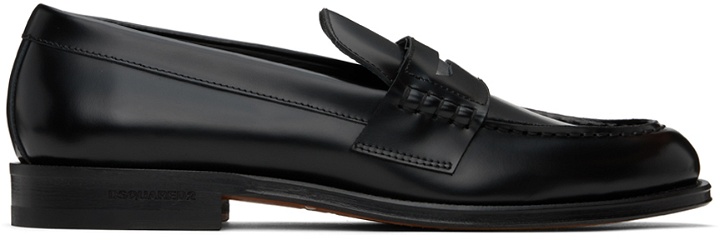 Photo: Dsquared2 Black Classic Loafers