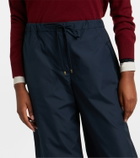 'S Max Mara Cotton cropped wide-leg pants