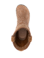 LOEWE - Campo Leather Biker Boots